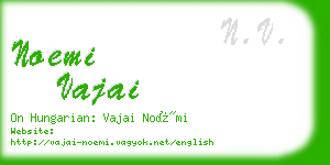 noemi vajai business card